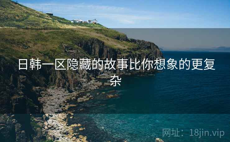 日韩一区隐藏的故事比你想象的更复杂  第1张