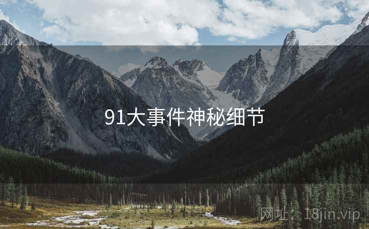 91大事件神秘细节  第2张