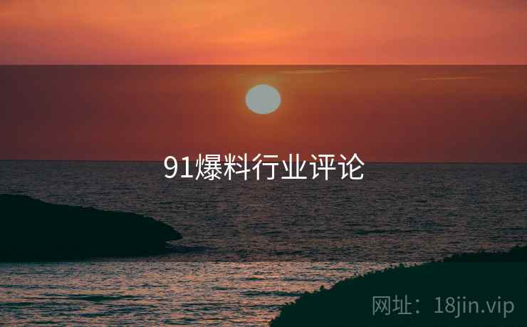 91爆料行业评论  第2张