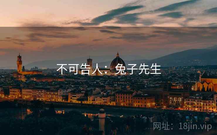 不可告人:兔子先生  第1张 不可告人:兔子先生  第1张